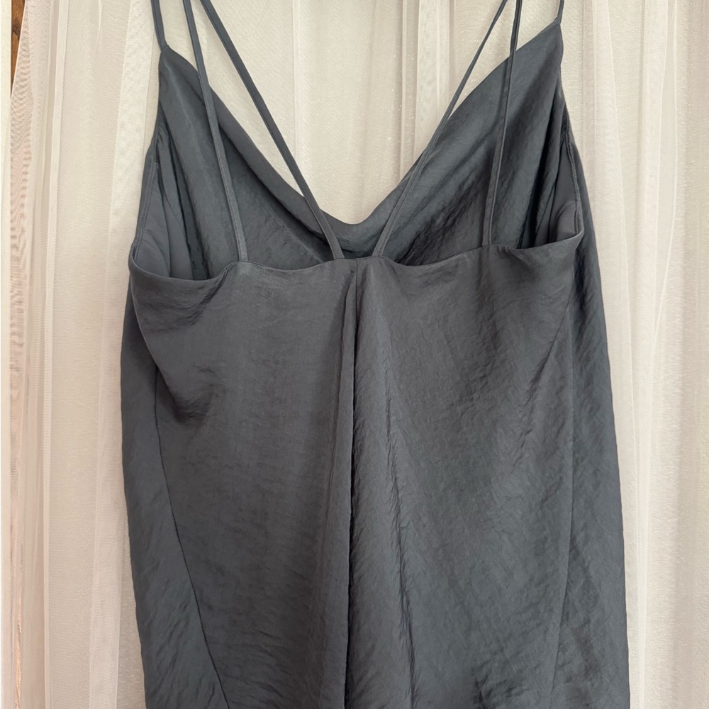 Bardot Charcoal Gray Strappy Top